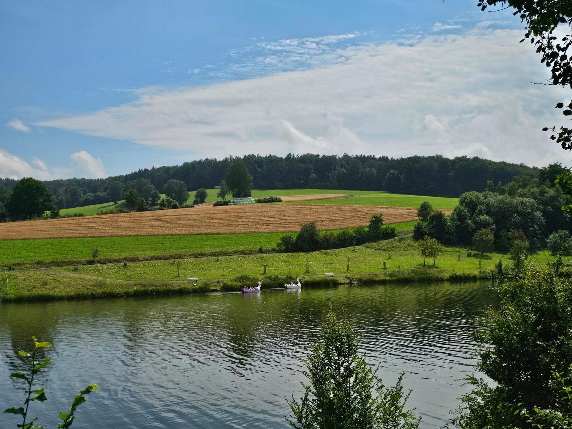 Ferienhaus "Schmetterling" Am See Im Bergland Kirchheim  Exteriér fotografie